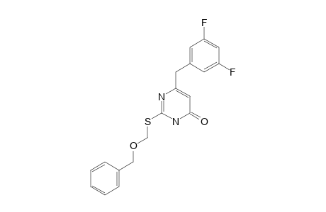 2-(BENZYLOXYMETHYLTHIO)-6-(3,5-DIFLUOROBENZYL)-URACIL