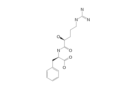 MONAMIDOCIN;N-[(S)-5-GUANIDINO-2-HYDROXYPENTANOYL]-L-PHENYLALANINE