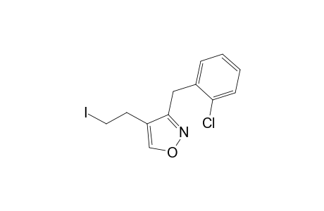 3-(2-Chlorobenzyl)-4-(2-iodoethyl)isoxazole