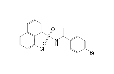 N-[1-(4-Bromophenyl)ethyl]-8-chloro-1-naphthalenesulfonamide