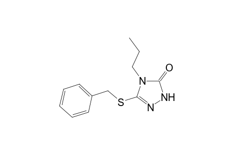 4-Propyl-3-.delta(2).-(benzylthio)-1,2,4-triazolin-5-one