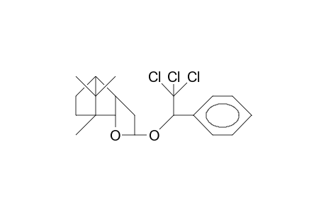 (2a-R)-2-(2,2,2-Trichloro-1-phenyl-ethoxy)-7,8,8-trimethyl-octahydro-4,7-methano-benzofuran