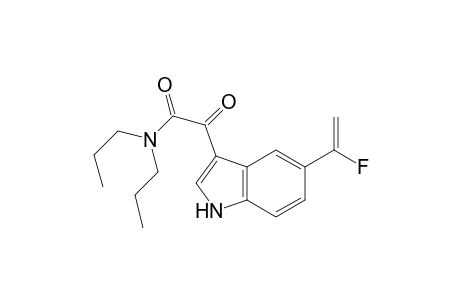 2-[5-(1-fluoranylethenyl)-1H-indol-3-yl]-2-oxidanylidene-N,N-dipropyl-ethanamide