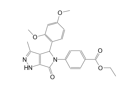 ethyl 4-(4-(2,4-dimethoxyphenyl)-3-methyl-6-oxo-4,6-dihydropyrrolo[3,4-c]pyrazol-5(1H)-yl)benzoate