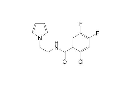 2-Chloro-4,5-difluoro-N-[2-(1H-pyrrol-1-yl)ethyl]benzamide
