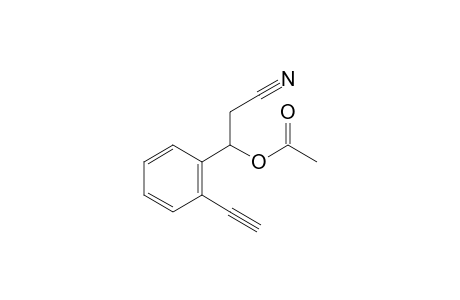 2-Cyano-1-(2-ethynylphenyl)ethyl-acetate