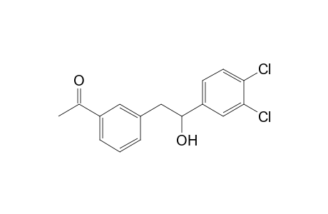 1-{3-[2-(3,4-Dichlorophenyl)-2-hydroxyethyl]phenyl}ethanone