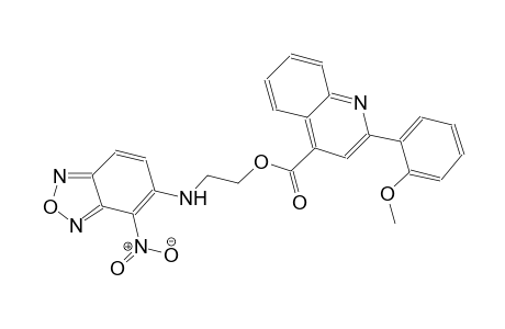 2-[(4-nitro-2,1,3-benzoxadiazol-5-yl)amino]ethyl 2-(2-methoxyphenyl)-4-quinolinecarboxylate