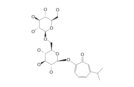 6-ISOPROPYL-TROPOLONE-2-O-BETA-D-GENTIOBIOSIDE