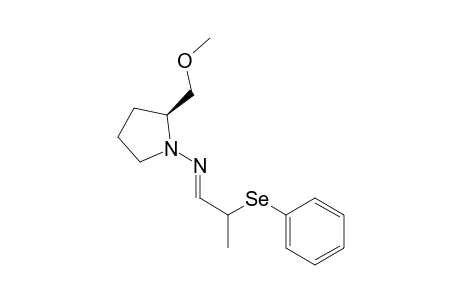 (2S,2'R/S)-[2-Methoxymethyl)pyrrolidin-1-yl]-[2'-(phenylselenyl)propylidene]amine
