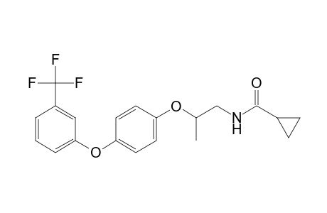 Cyclopropanecarboxamide, N-[2-[4-[3-(trifluoromethyl)phenoxy]phenoxy]propyl]-