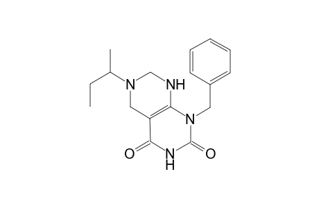 Pyrimido[4,5-d]pyrimidine-2,4(1H,3H)-dione, 5,6,7,8-tetrahydro-6-(1-methylpropyl)-1-(phenylmethyl)-