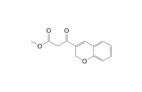 2H-1-benzopyran-3-propanoic acid, .beta.-oxo-, methyl ester
