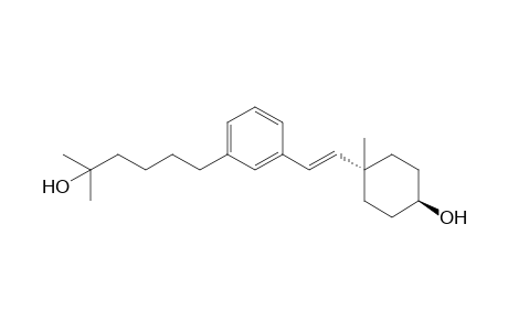 [1.alpha.(E)-,4.beta.]-3-[2-(4-Hydroxy-1-methylcyclohexyl)ethenyl]-.alpha.,.alpha.-dimethylbenzenepentanol