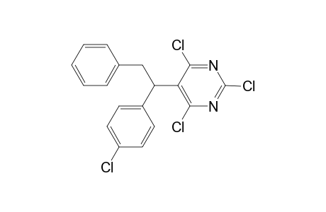 1-(4-Chlorophenyl)-2-phenylethyl]-2,4,6-trichloropyrimidine