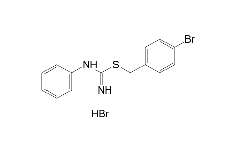2-(p-bromobenzyl)-3-phenyl-2-thiopseudourea, monohydrobromide