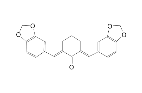 cyclohexanone, 2,6-bis(1,3-benzodioxol-5-ylmethylene)-, (2E,6E)-