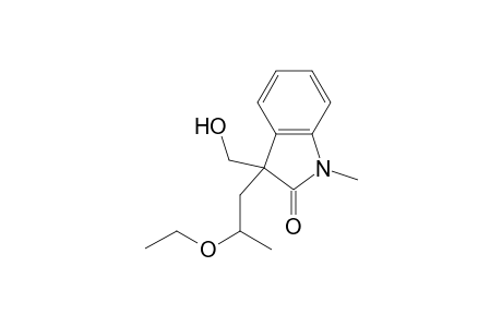 3-(2-Ethoxypropyl)-3-(hydroxymethyl)-1-methylindolin-2-one
