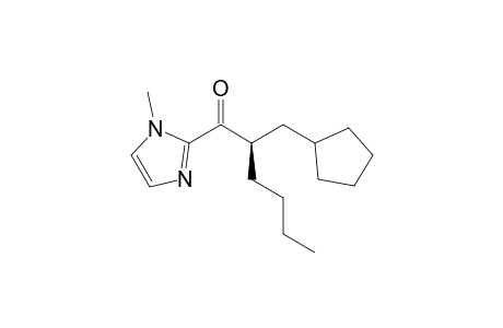 (2R)-2-Cyclopentylmethyl-1-(1-methyl-1H-imidazol-2-yl)hexan-1-one