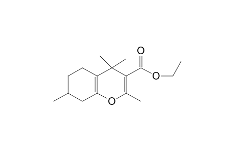 BENZOPYRAN-3-CARBOXYLIC ACID, 4H- 1-, 5,6,7,8-TETRAHYDRO-2,4,4,7-TETRA- METHYL-, ETHYL ESTER