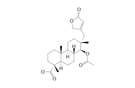 (1R,4aR,4bS,7R,8S,8aR,10aR)-8-acetoxy-7-[(5-keto-2H-furan-3-yl)methyl]-1,4a,7-trimethyl-3,4,4b,5,6,8,8a,9,10,10a-decahydro-2H-phenanthrene-1-carboxylic acid