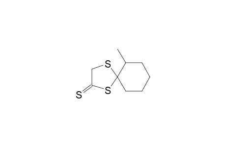 1,4-Dithiaspiro[4.5]decane-2-thione, 6-methyl-