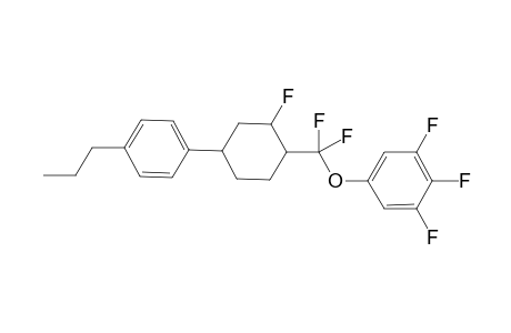 5-[difluoro-[2-fluoro-4-(4-propylphenyl)cyclohexyl]methoxy]-1,2,3-trifluoro-benzene