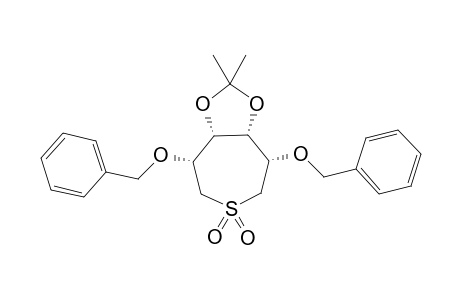 (-)-1,6-Dideoxy-2,5-di-O benzyl-3,4-O-isopropylidene-1,6-thio-L-iditol-S,S-dioxide