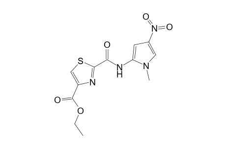 ethyl 2-(1-methyl-4-nitropyrrole-2-carboxamido)thiazole-4-carboxylate