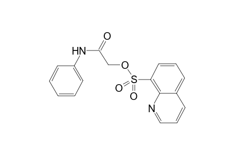 8-Quinolinesulfonyl-2-oxo-(phenylamino)ethyl ester