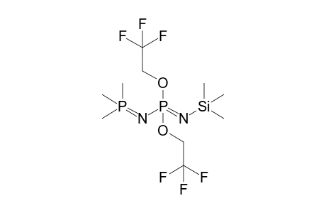 4,4,4-Trimethyl-2,2-bis-[2,2,2-trifluoroethoxy]-1-trimethylsilyl-2lambda5,4lambda5-catenadi(phosphazen)