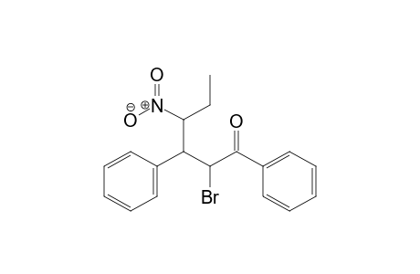 1-Hexanone, 2-bromo-4-nitro-1,3-diphenyl-