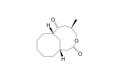 (1R,6R,9S)-(+)-6-Methyl-4-oxabicyclo[7.5.1]pentadeca-3,8-dione