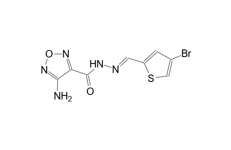 4-amino-N'-[(E)-(4-bromo-2-thienyl)methylidene]-1,2,5-oxadiazole-3-carbohydrazide