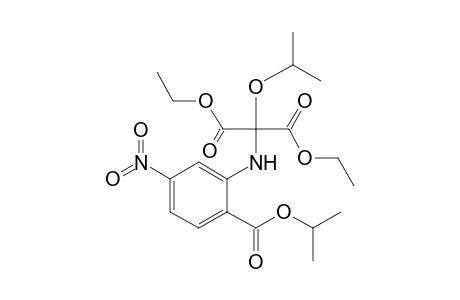2-isopropoxy-2-(2-isopropoxycarbonyl-5-nitro-anilino)malonic acid diethyl ester