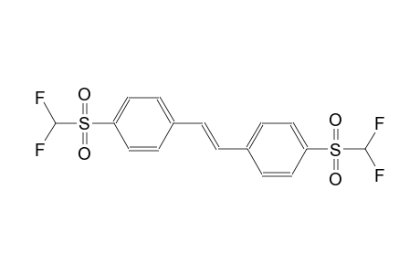 1-[(difluoromethyl)sulfonyl]-4-((E)-2-{4-[(difluoromethyl)sulfonyl]phenyl}ethenyl)benzene