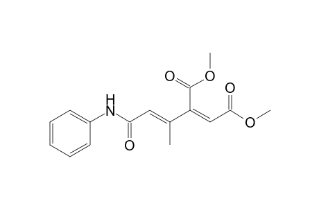 (Z)-2-[(E)-3-anilino-3-keto-1-methyl-prop-1-enyl]but-2-enedioic acid dimethyl ester