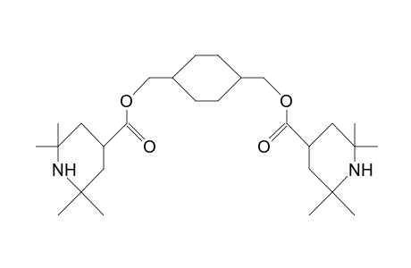 trans-1,4-Bis(2,2,6,6-tetramethyl-4-piperidinylcarbonyloxymethyl)-cyclohexane