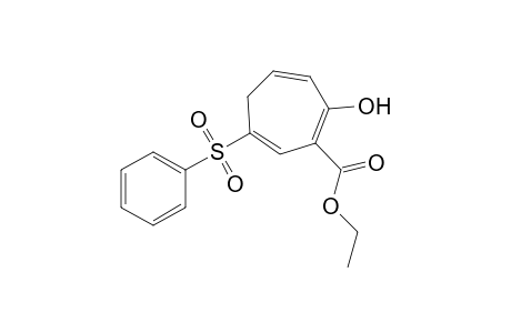 Ethyl 4-Hydroxy-1-(phenylsulfonyl)cyclohepta-1,3,5-triene-3-carboxylate