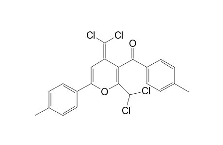 [2-Dichloromethyl-4-dichloromethylene-6-(4-methylphenyl)-4''-pyran-3-yl](4-methylphenyl)metha-none