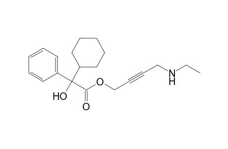 2-cyclohexyl-2-hydroxy-2-phenyl-acetic acid 4-(ethylamino)but-2-ynyl ester