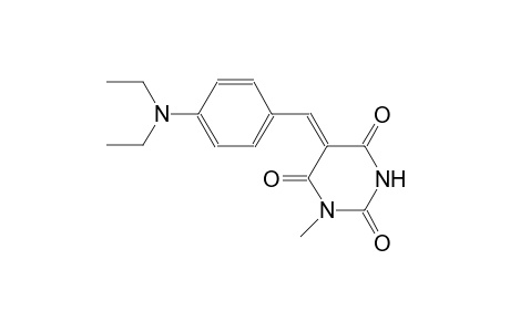 (5Z)-5-[4-(diethylamino)benzylidene]-1-methyl-2,4,6(1H,3H,5H)-pyrimidinetrione