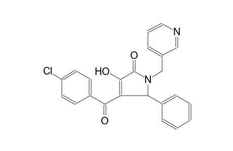 2H-pyrrol-2-one, 4-(4-chlorobenzoyl)-1,5-dihydro-3-hydroxy-5-phenyl-1-(3-pyridinylmethyl)-