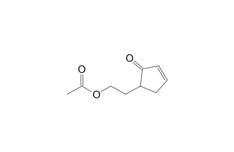 2-(2-Oxo-3-cyclopentenyl)ethyl acetate