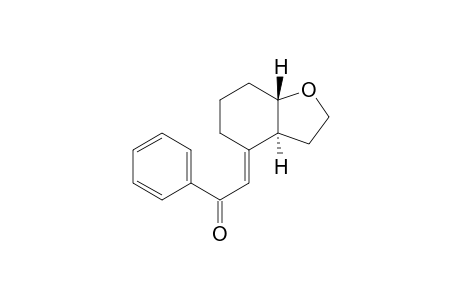 trans-2-(E)-(Phenylcarbonylmethylidene)-7-oxabicyclo[4.3.0]nonane