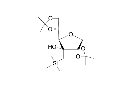 1,2;5,6-Di-O-isopropylidene-3-C-d(trimethylsilylmethyl)-.alpha.,D-glucofuranose