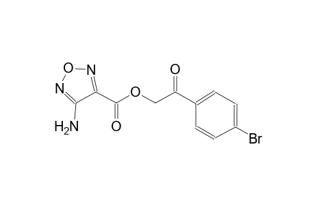1,2,5-oxadiazole-3-carboxylic acid, 4-amino-, 2-(4-bromophenyl)-2-oxoethyl ester