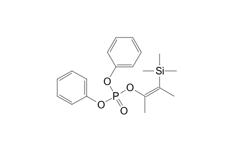 (Z)-1,2-dimethyl-2-(trimethylsilyl)vinyl diphenyl phosphate