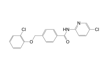 4-[(2-chlorophenoxy)methyl]-N-(5-chloro-2-pyridinyl)benzamide
