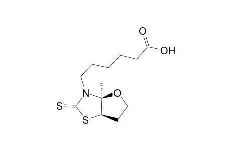 6-[(3aS,6aR)-3a-methyl-2-sulfanylidene-6,6a-dihydro-5H-furo[2,3-d]thiazol-3-yl]hexanoic acid